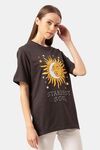 Lounge Dreams Cotton T-Shirt - Charcol Grey — thumbnail 4